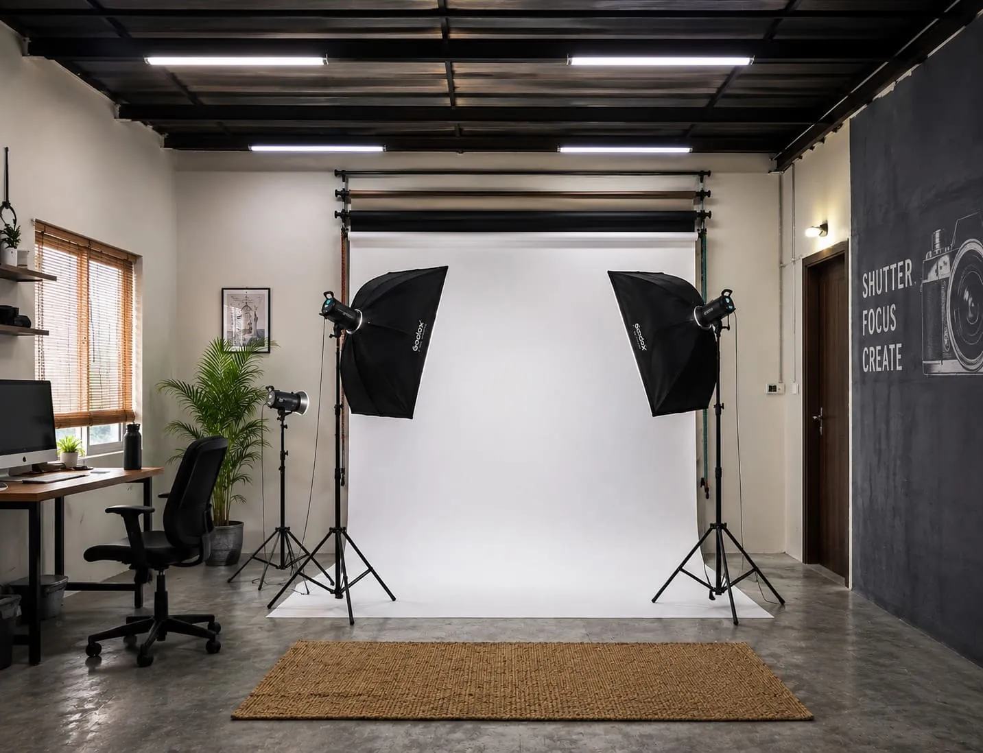 Neon and Sets studio space